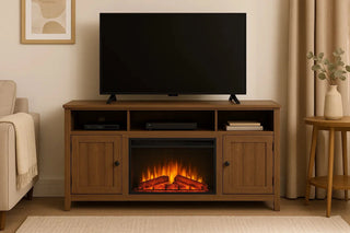TV Stands with Built-in Fireplaces image