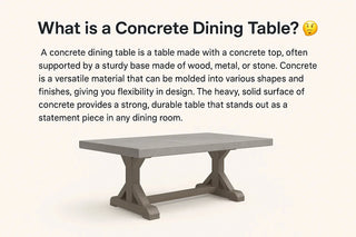 Concrete Dining Tables image