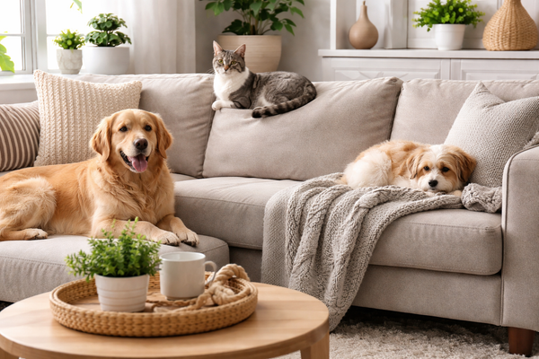 What Is the Best Sofa Fabric for Pets?