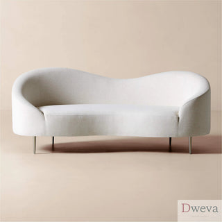 CB2 Curvo 75" White Performance Fabric Apartment Sofa Review (2026)