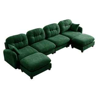 Mira King With Double Ottoman Dweva