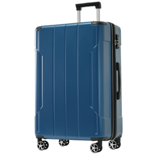 Hardshell Luggage Sets 6 Piece Suitcase Set, Expandable Lightweight Suitcases with Dual Wheels, TSA Lock for Men Women, Blue Dweva