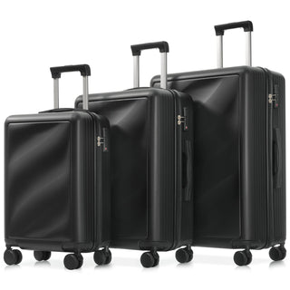 Luggage Set 3 Piece, Lightweight Durable ABS Suitcases with Spinner Wheels and TSA Lock, Carry-on & Checked Travel Luggage (20"/24"/28") Dweva