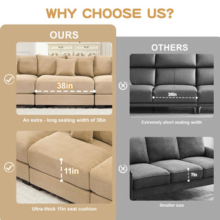 Velora Cloud Modular Sofa - Camel