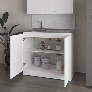 Montello Utility Sink, Kitchen,White Dweva