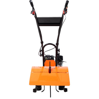 Heavy duty Power tiller, Rear Tine Tiller - 7HP Gas Engine 212CC, 20" Wide and 8" Deep Cultivator - Garden Soil Prep for Planters and Vegetable Beds and More. Dweva