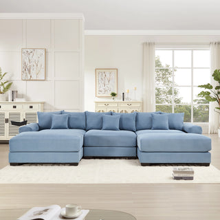 Velora Cloud Modular Sofa - Blue
