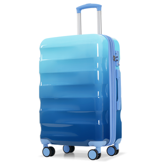 Luggage Set 3 Piece – Hardshell Suitcases with Spinner Wheels and TSA Lock, Lightweight Durable PC+ABS, Vibrant Glossy Expandable Design for Travel (20"/24"/28") Dweva