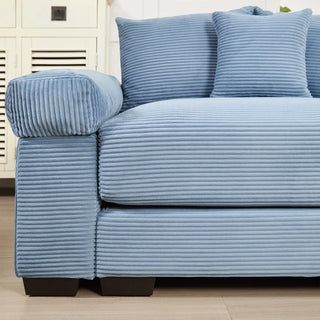 Velora Cloud Modular Sofa - Blue