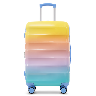 Luggage Set 3 Piece – Hardshell Suitcases with Spinner Wheels and TSA Lock, Lightweight Durable PC+ABS, Vibrant Glossy Expandable Design for Travel (20"/24"/28") Dweva
