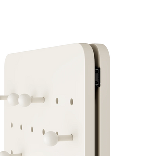 Wall Mounted Full Length Mirror, Full Body Mirror with Shelf, Full Body Mirror with Hook Wall Mounted Mirror with Multifunctional Design Panel, Bedroom/Living Room/Entrance White(47.6*15.7in) Dweva