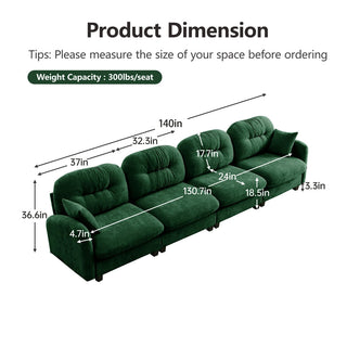 Mira King Sofa Dweva