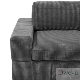 Haven 7-Piece Corduroy Modular Sectional Sofa Set Dweva