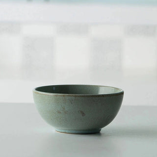 Handcrafted Aqua Rustic Ceramic Soup Bowl – 600 ML - Elegant Dining Bowl Dweva