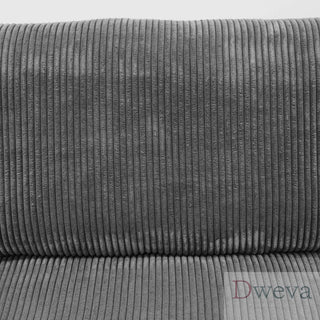 Haven 7-Piece Corduroy Modular Sectional Sofa Set Dweva