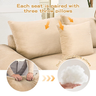 Velora Cloud Modular Sofa - Camel