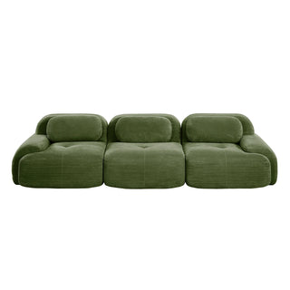 Cove Corduroy Modular Cloud Sectional Sofa Dweva