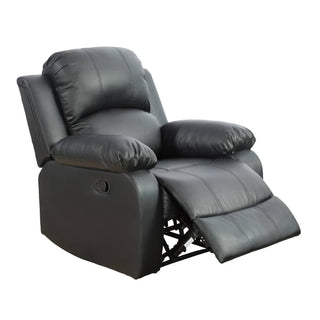 Black Semi PU And PVC Unit Sofa Living Room Sofa