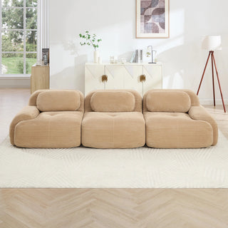 Cove Corduroy Modular Cloud Sectional Sofa Dweva