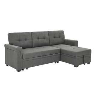86'' Upholstered Pull-Out Sofa Bed Dweva