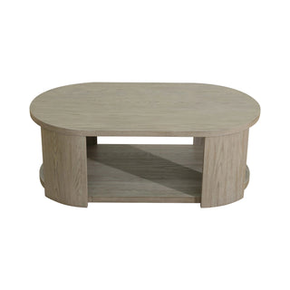 Walnut MDF and Oak Living Room Coffee Table Karo Home