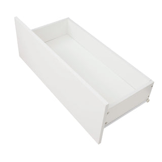 Modern White TV Stand, 20 Colors LED TV Stand w/Remote Control Lights