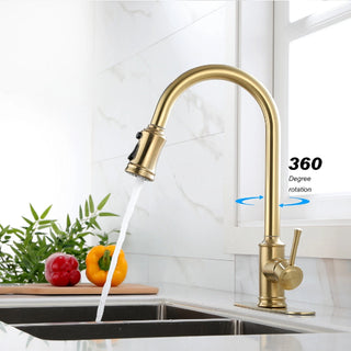 Touch Kitchen Faucet with Pull Down Sprayer Dweva