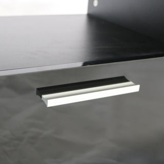 Fashion TV stand TV cabinet,Entertainment Center,TV station TV console,media console,with LED light belt,light belt remote control,toughenedglassshelf,metal handle,Canbeplaced in the living room,bedroom,black