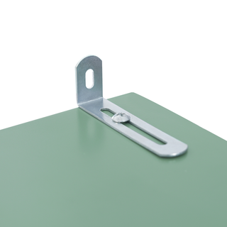 Green Triangle Tall Cabinet with 3 Drawers and Adjustable Shelves for Bathroom, Kitchen or Living Room, MDF Board with Painted Finish(Old Sku:WF306469AAG) Dweva