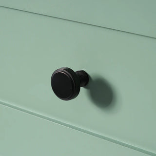 Green Triangle Tall Cabinet with 3 Drawers and Adjustable Shelves for Bathroom, Kitchen or Living Room, MDF Board with Painted Finish(Old Sku:WF306469AAG) Dweva