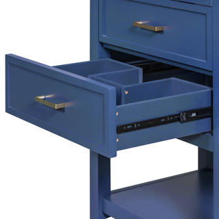 24'' Bathroom Vanity with Top Sink, Modern Bathroom Storage Cabinet with 2 Drawers, Single Sink Bathroom Vanity Dweva