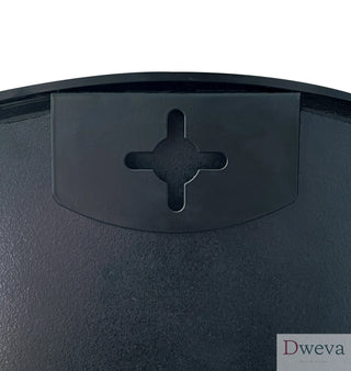 20x30 Inch Black Metal Framed Arched Bathrrom Mirror for Wall.(W2203134104) Dweva