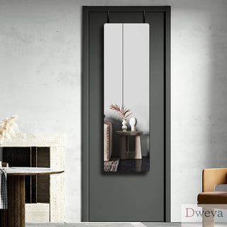 Black 47 x 14IN Door mirror.(W2203P182244) Dweva