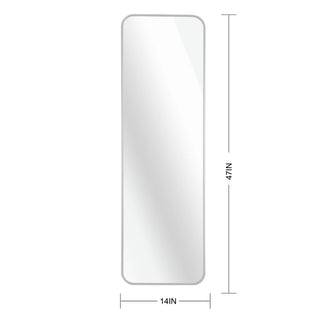 Silver 47 x 14IN Door mirror.(W2203P182160) Dweva