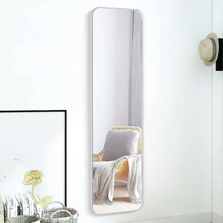 Silver 47 x 14IN Door mirror.(W2203P182160) Dweva