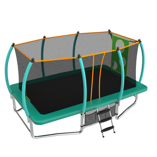 10X16FT Outdoor Square Trampolines for Kids Adults Long Rectangular Tumbling Trampoline Dweva