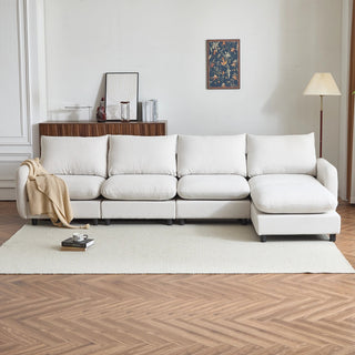 L Shaped Modular Free Combination Sectional Sofa Dweva