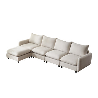 L Shaped Modular Free Combination Sectional Sofa Dweva