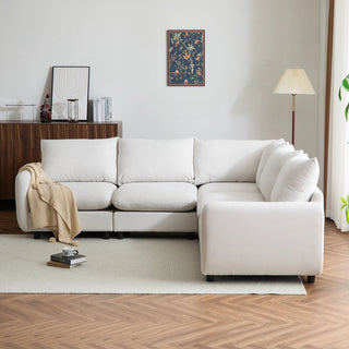 L Shaped Modular Free Combination Sectional Sofa Dweva