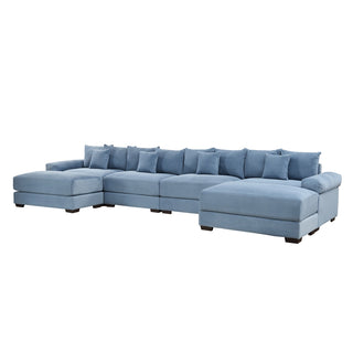 Velora Cloud Modular Sofa - Blue