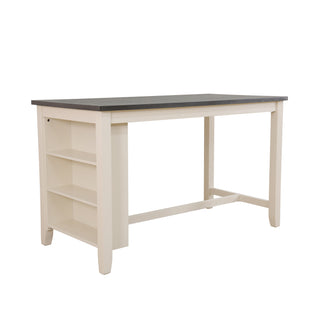 White Oak with Black MDF Top Living Room Table
