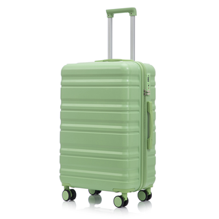 HIFINE TOURIST 20"/24"/28" 3 pcs/set in ABS Spinner Wheel Luggage, Carry on Suitcase, Matching Color, TSA Combination Lock (Green) Dweva