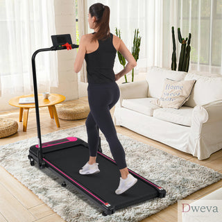 NEW Folding Walking Pad Under Desk Treadmill for Home Office -2.5HP Walking Treadmill With Incline 0.5-7.5MPH 300LBS Capacity Treadmill for Walking Running - Two Ways to Adjust Speed Dweva