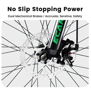 A2760 27.5 Inch Full Suspension Mountain Bike, Front and Rear Dual Shock Absorbers, Mechanical Disc Brakes, 21-Speed, Suitable for Men and Women, Ideal for Travel and Fitness Enthusiasts Dweva