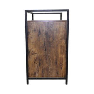 Rustic Brown Wooden Cat Litter Box Enclosure, Spacious Hidden Cat Litter Box with Scratching Mat Furniture for Bedroom, Bathroom, Living Room-31.9"x17.7"x31.4", 61 lbs Dweva