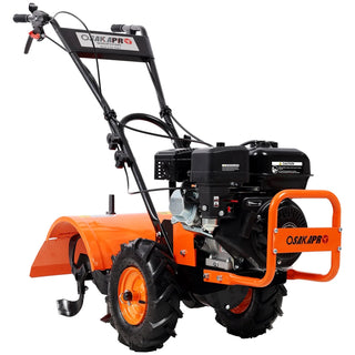 Heavy duty Power tiller, Rear Tine Tiller - 7HP Gas Engine 212CC, 20" Wide and 8" Deep Cultivator - Garden Soil Prep for Planters and Vegetable Beds and More. Dweva