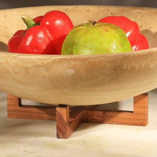 Flex Bowl with Wooden Stand Dweva