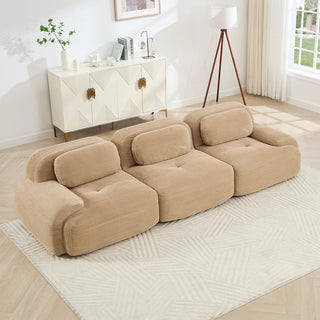 Cove Corduroy Modular Cloud Sectional Sofa Dweva