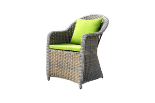 32.5" Polyethylene and Iron Grey 7-Piece Outdoor Sofa Set
