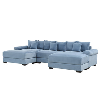 Velora Cloud Modular Sofa - Blue